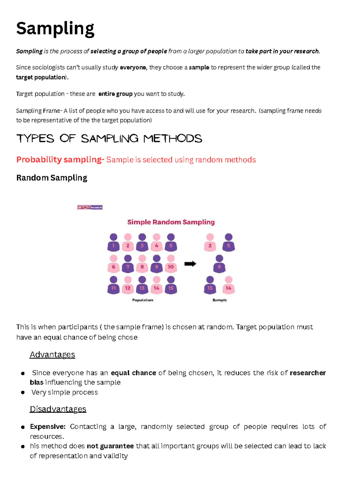 Sampling methods in sociology: understanding techniques and biases ...