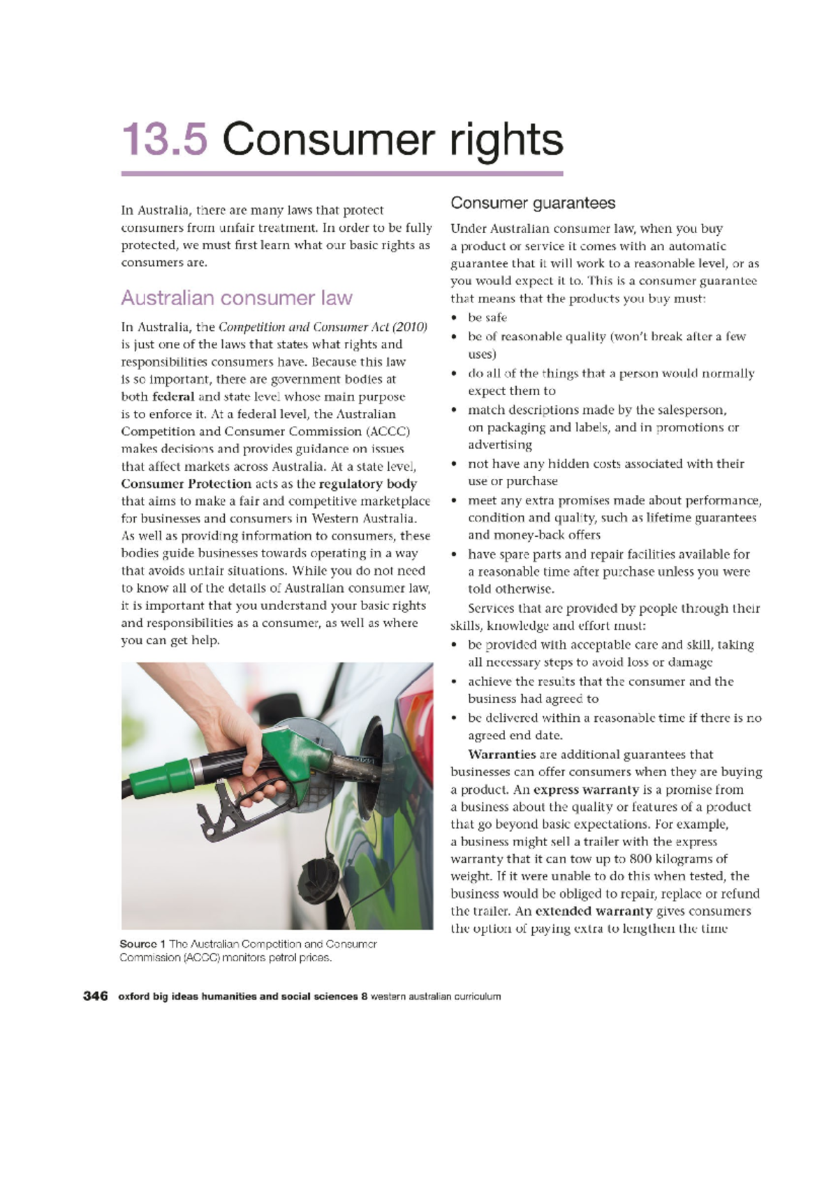 Consumer Rights and Guarantees in Australia (EDU 101) - Studocu