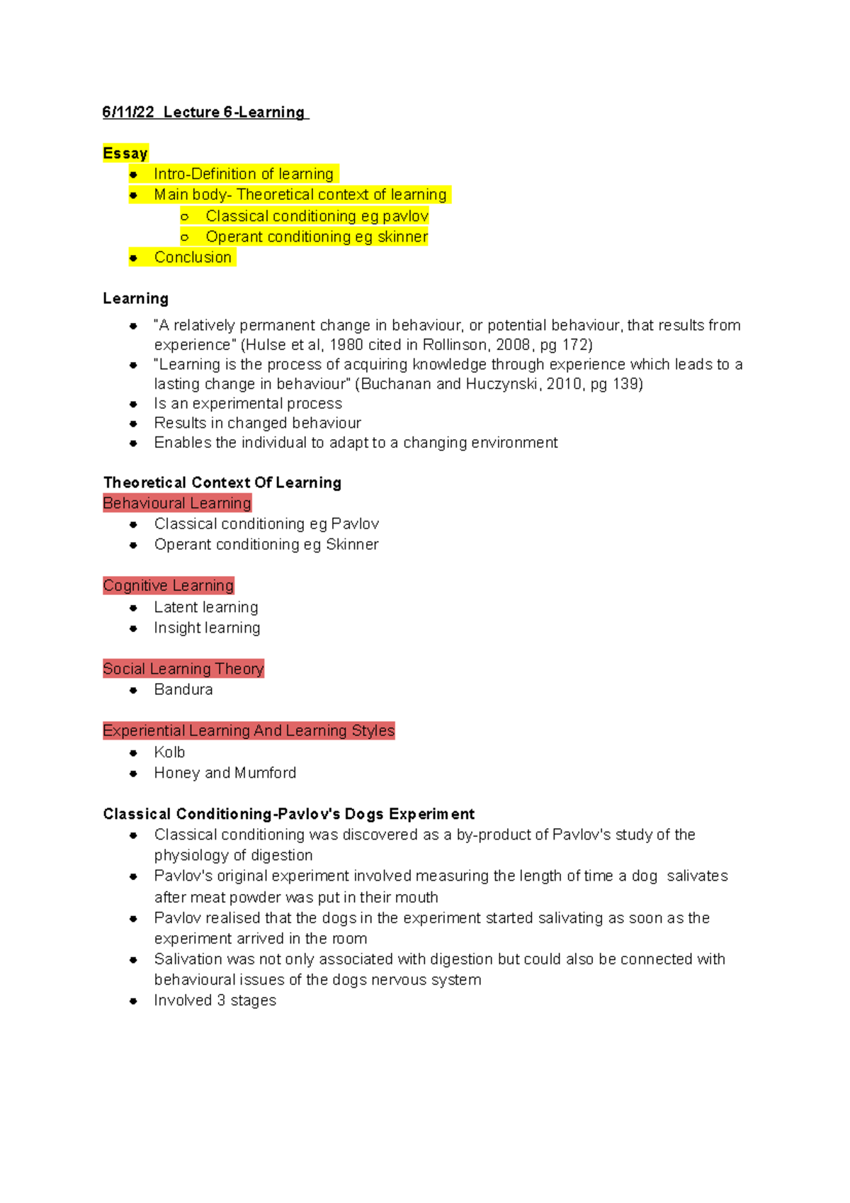 6/11/22 Lecture 6 - Understanding Learning Theories and Applications ...