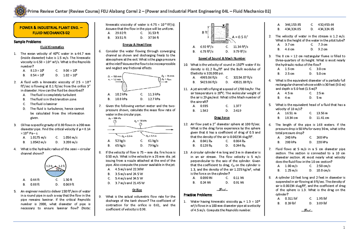 FLU MECH 2: Sample Problems on Diesel Cycle, Carnot Cycle & IC Engines ...