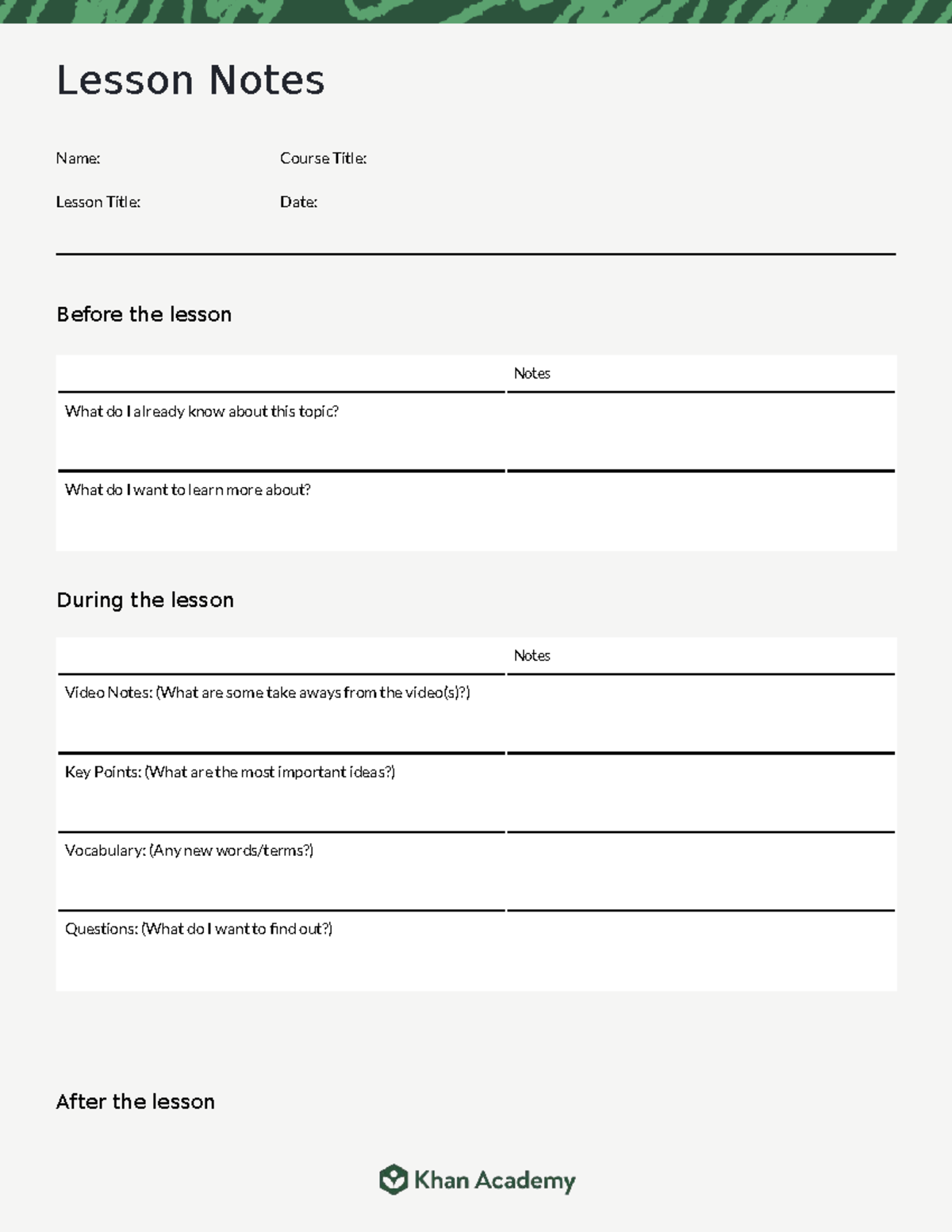 Copy of Lesson Notes - Bachelor of Elementary Education - Lesson Notes ...
