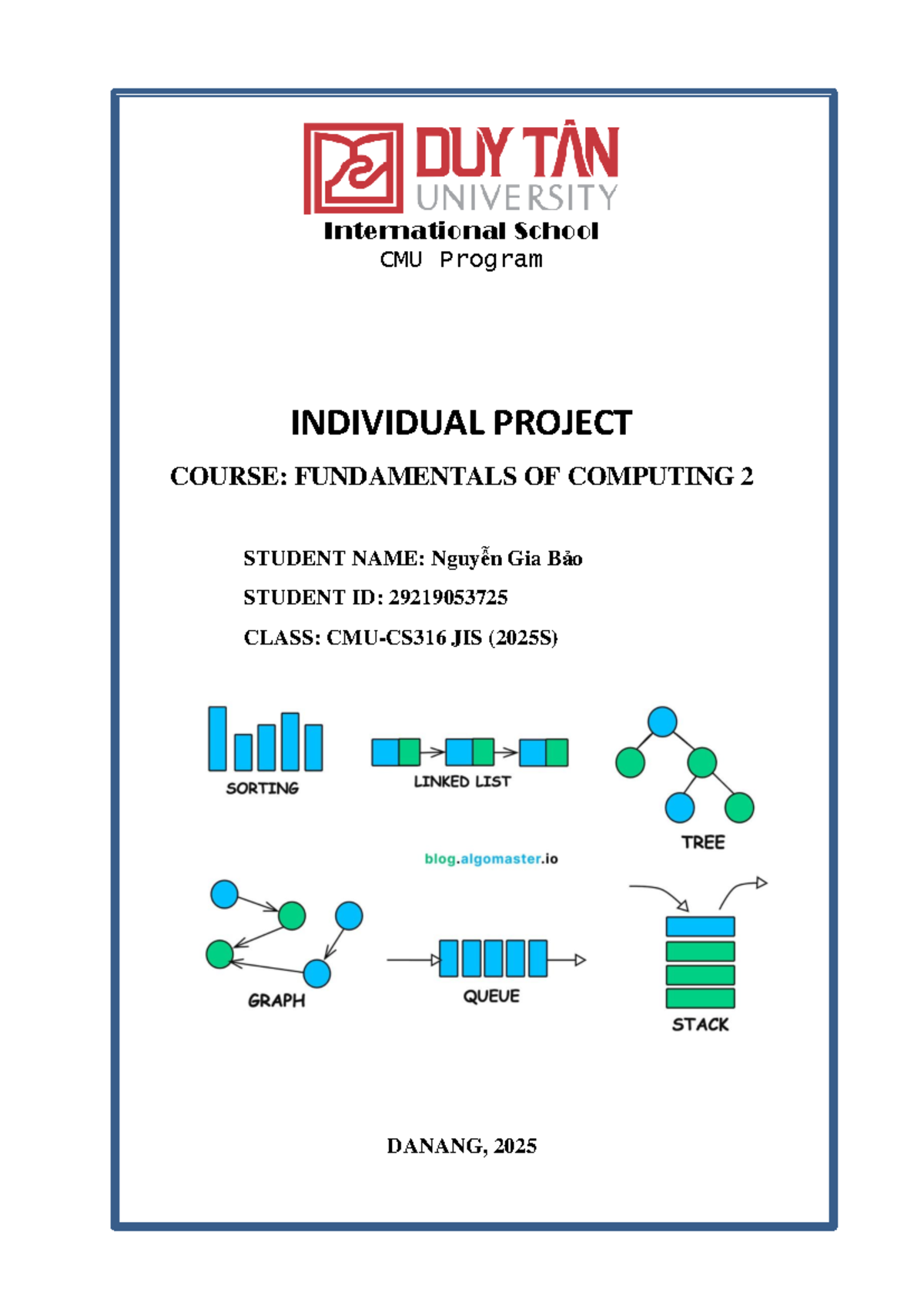 CMU-CS316 Individual Project: Fundamentals of Computing 2 - Studocu