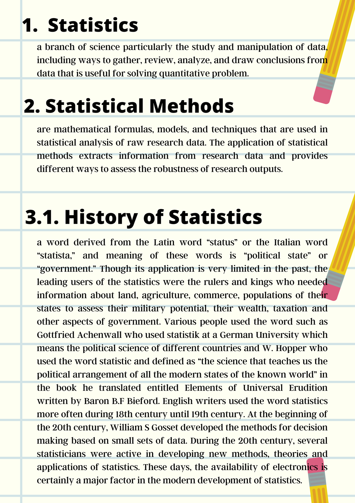 Statistics Application Assignment - Key Concepts and Methods Explained ...