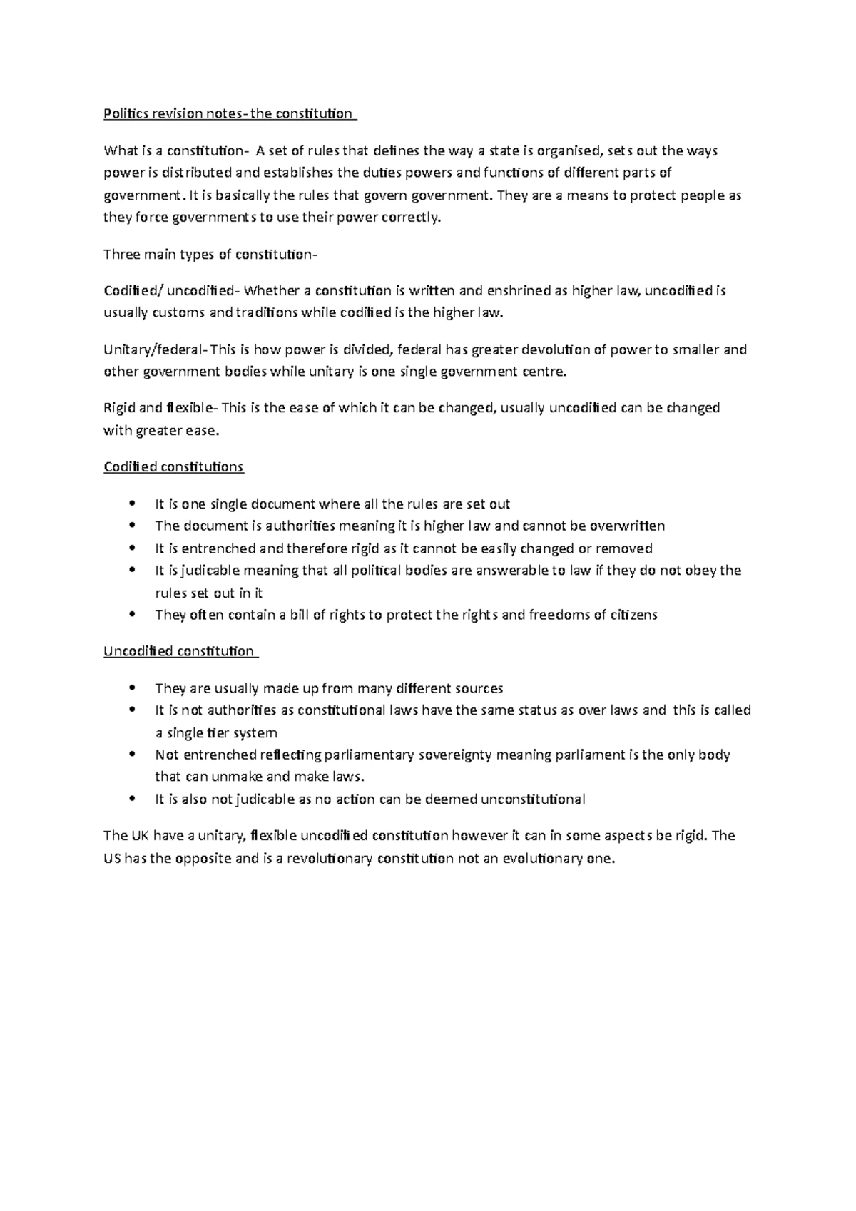 British Politics Evidence Bank - Paper 1 Overview and Key Concepts ...