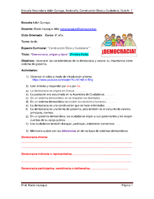 Trabajo Practico De Filosof A Y Educaci N Sobre La Educaci N Como Acto Pol Tico Escuela Normal