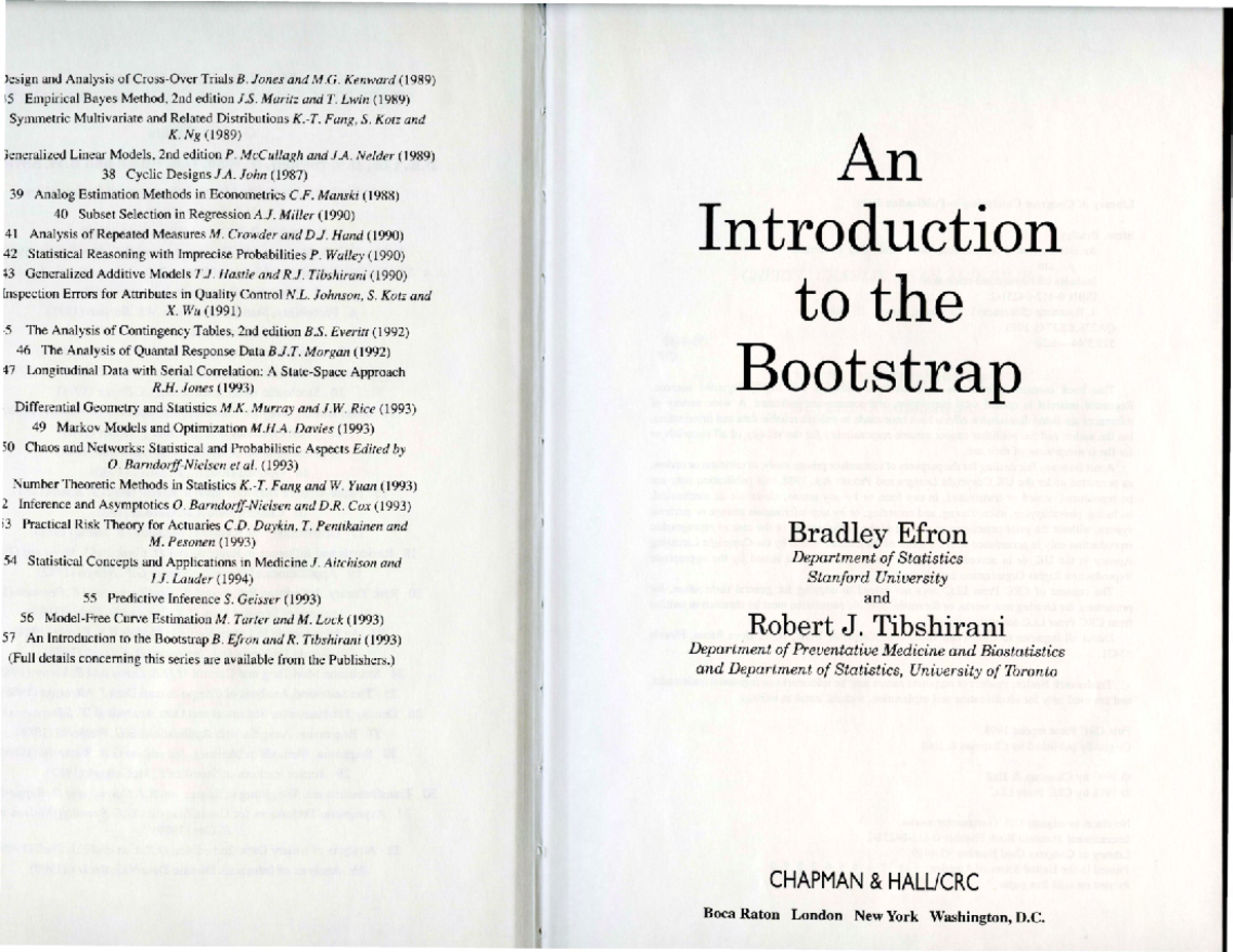 Bootstrap Methods in Statistical Inference: A Comprehensive Overview ...