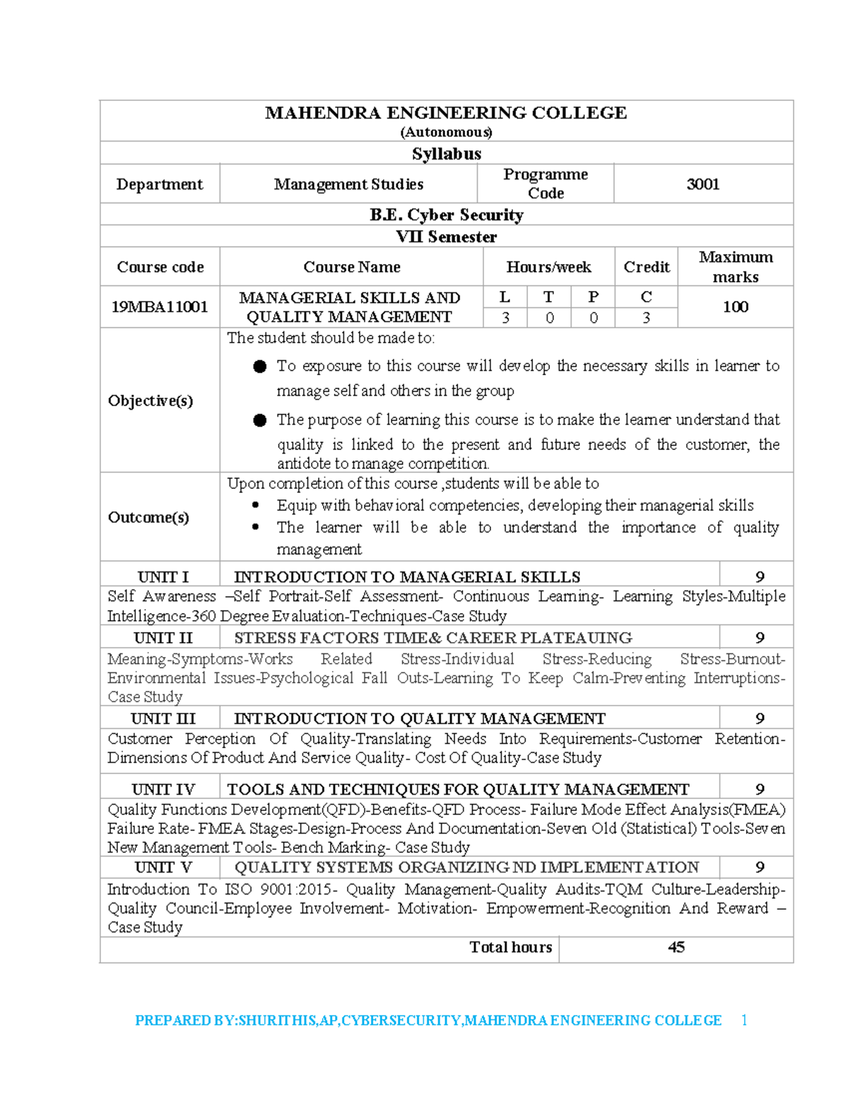 MSQM UNIT 1 Notes - MAHENDRA ENGINEERING COLLEGE (Autonomous) Syllabus ...