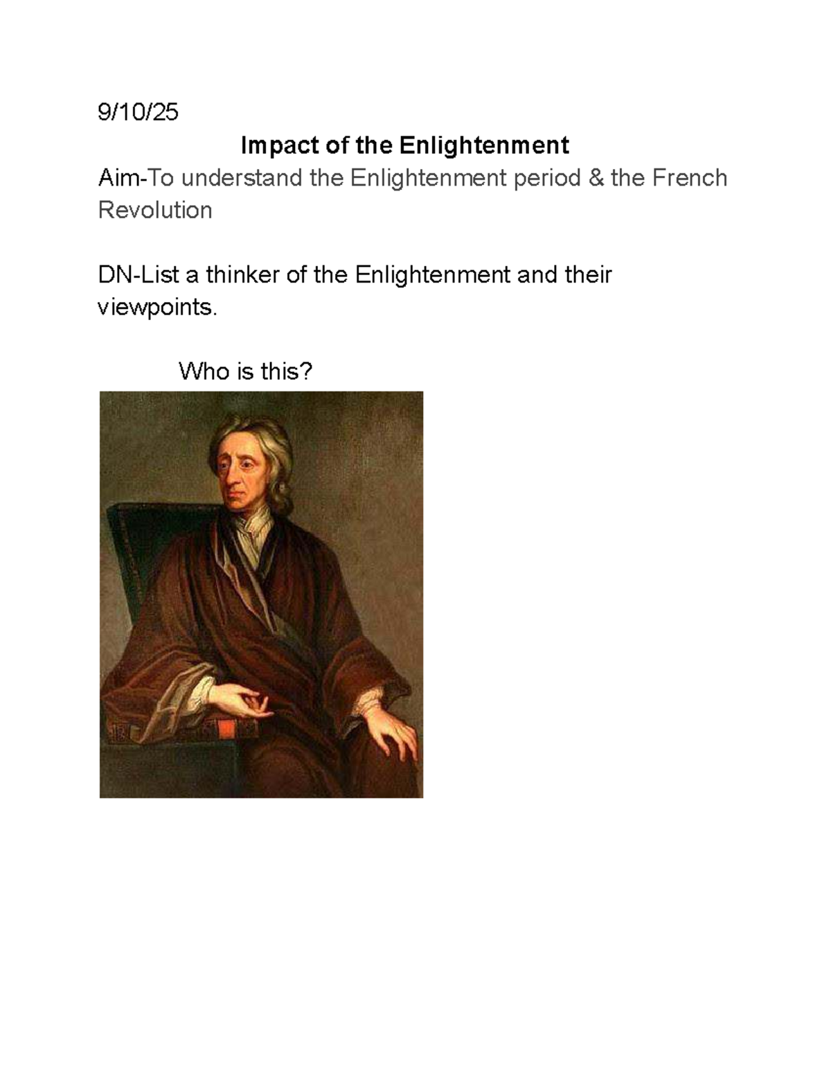 What Was The Enlightenment Period