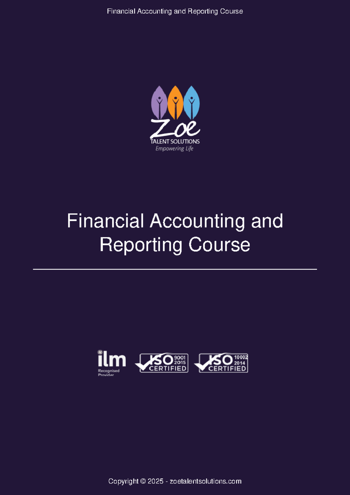 Fundamental of accounting - Financial Accounting and Reporting Course ...