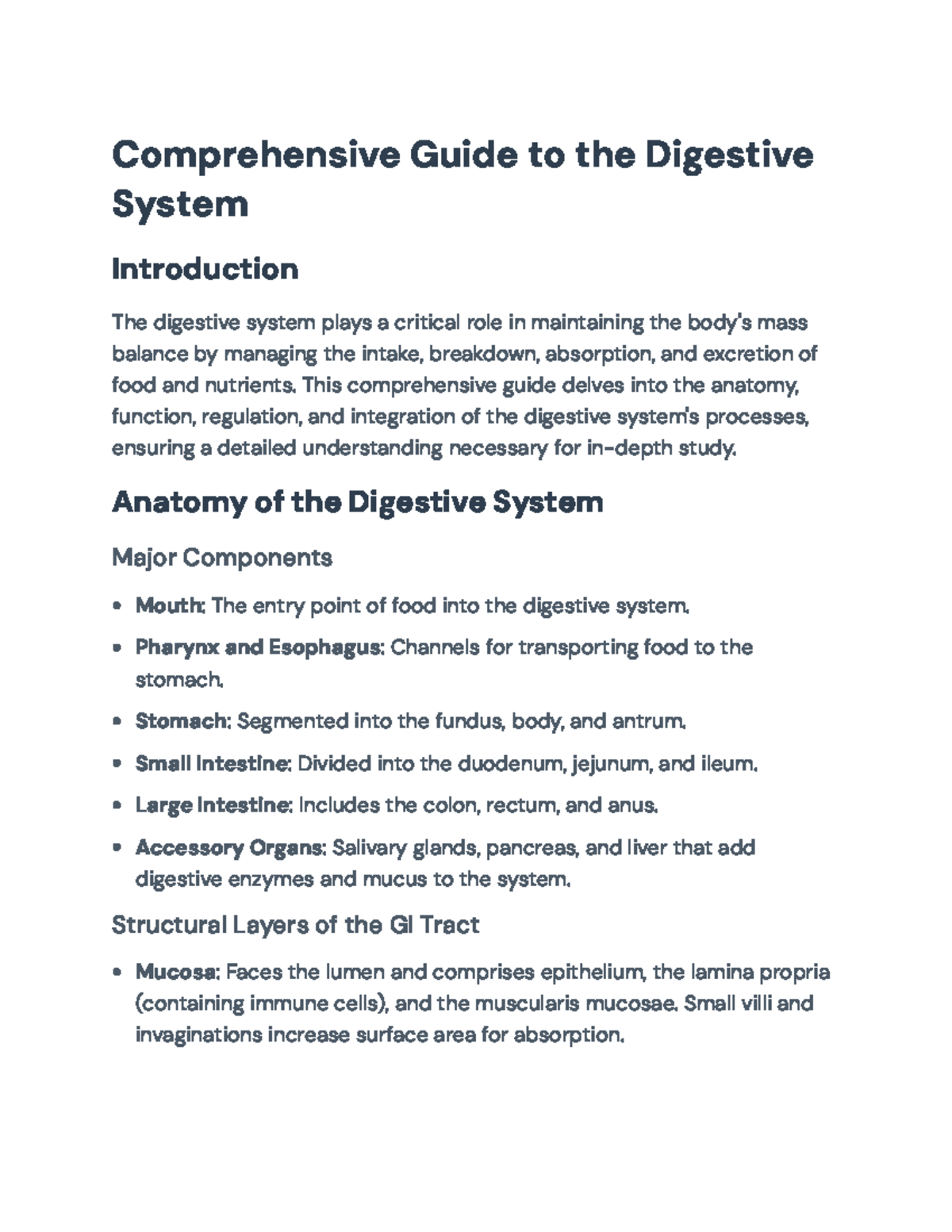 Comprehensive Guide to Digestive System Functions and Anatomy ...