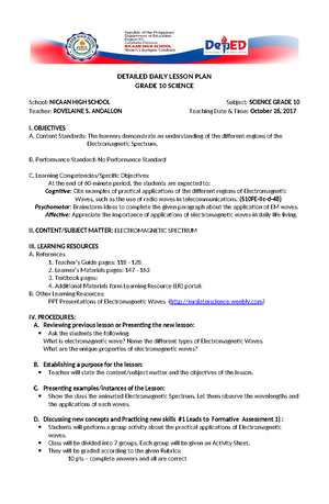 Summative TEST 9 - SUMMATIVE TEST 9 -SCIENCE NAME - Studocu