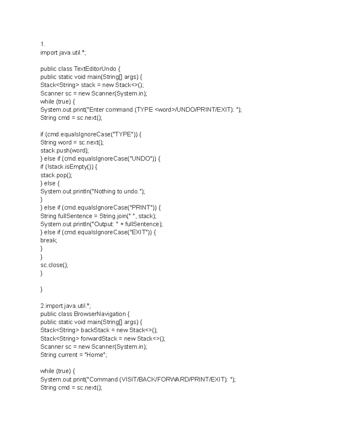 Week 11 & 12 - S11 - Linear Data Structures - Practice Problems - Studocu