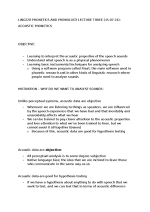 Ling228 Week 10 Lecture Notes - Ling228 Phonetics And Phonology Week 10 