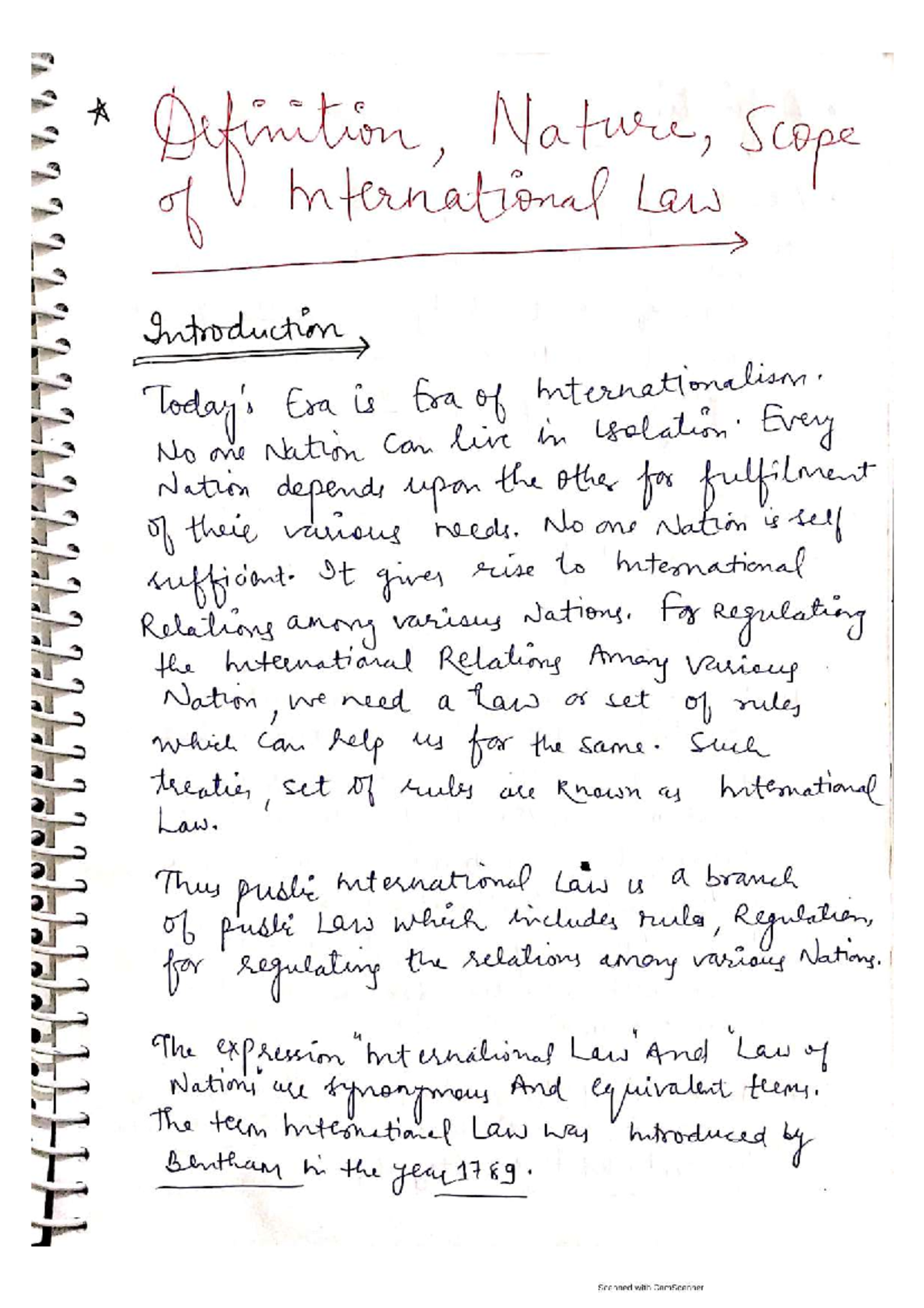 Public International Law: Comprehensive Overview and Key Concepts - Studocu