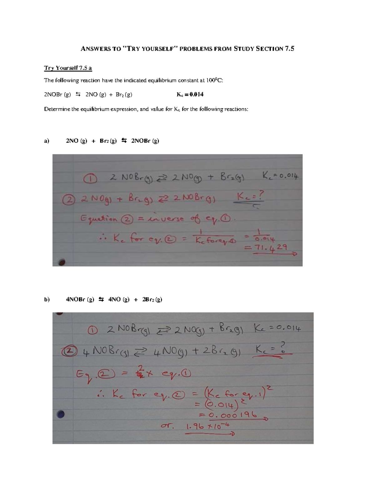 Answer+to+Try+yourself+questions+for+Study+Section+7 - NCHE221 ...