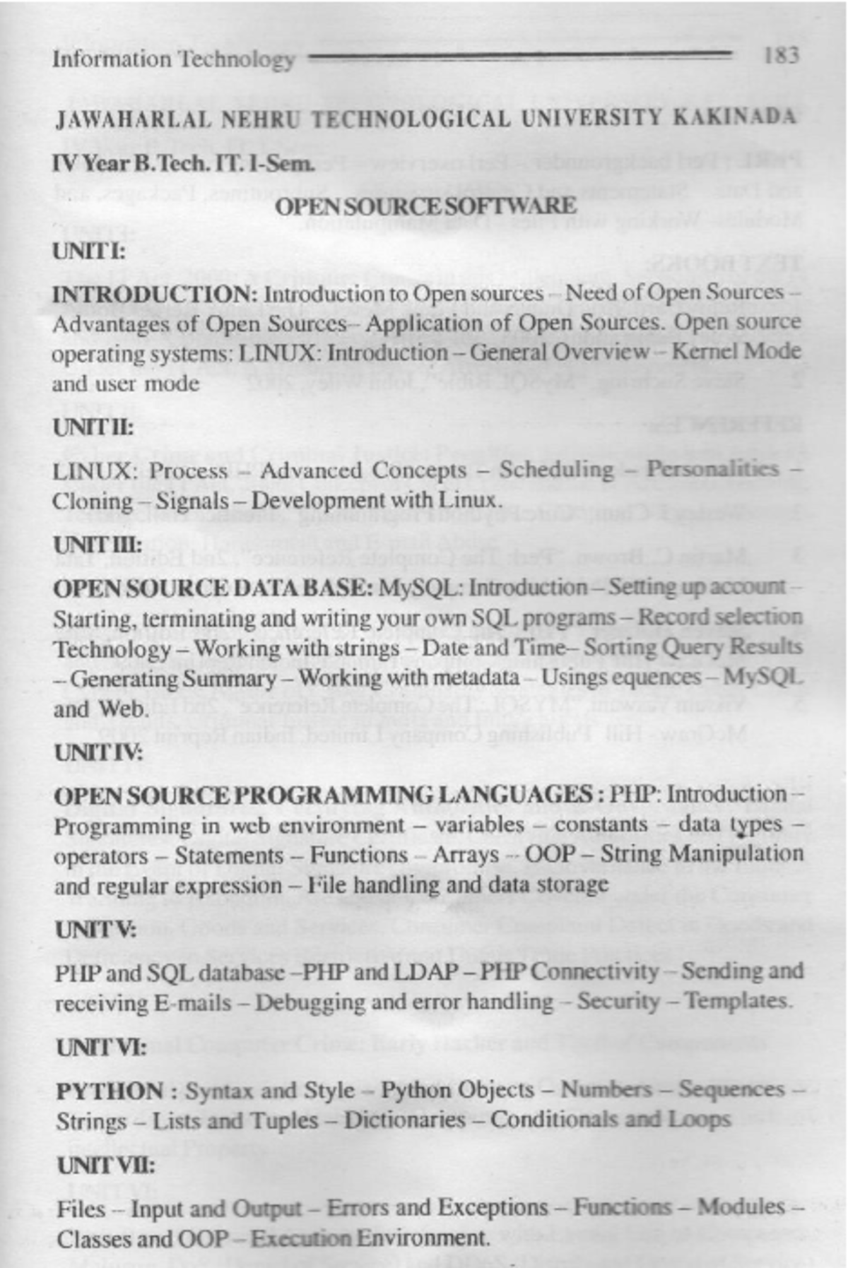 Open Source Software - Notes - B.sc(Computer Science) - Studocu