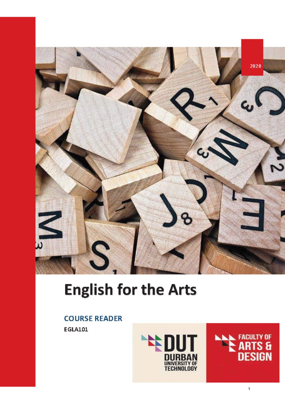 Course Reader for EGLA101: English for the Arts (2020) - Studocu