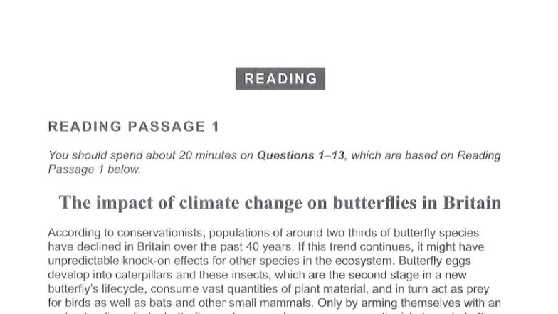 Impact of Climate Change on UK Butterflies: A Study on Adaptation and ...