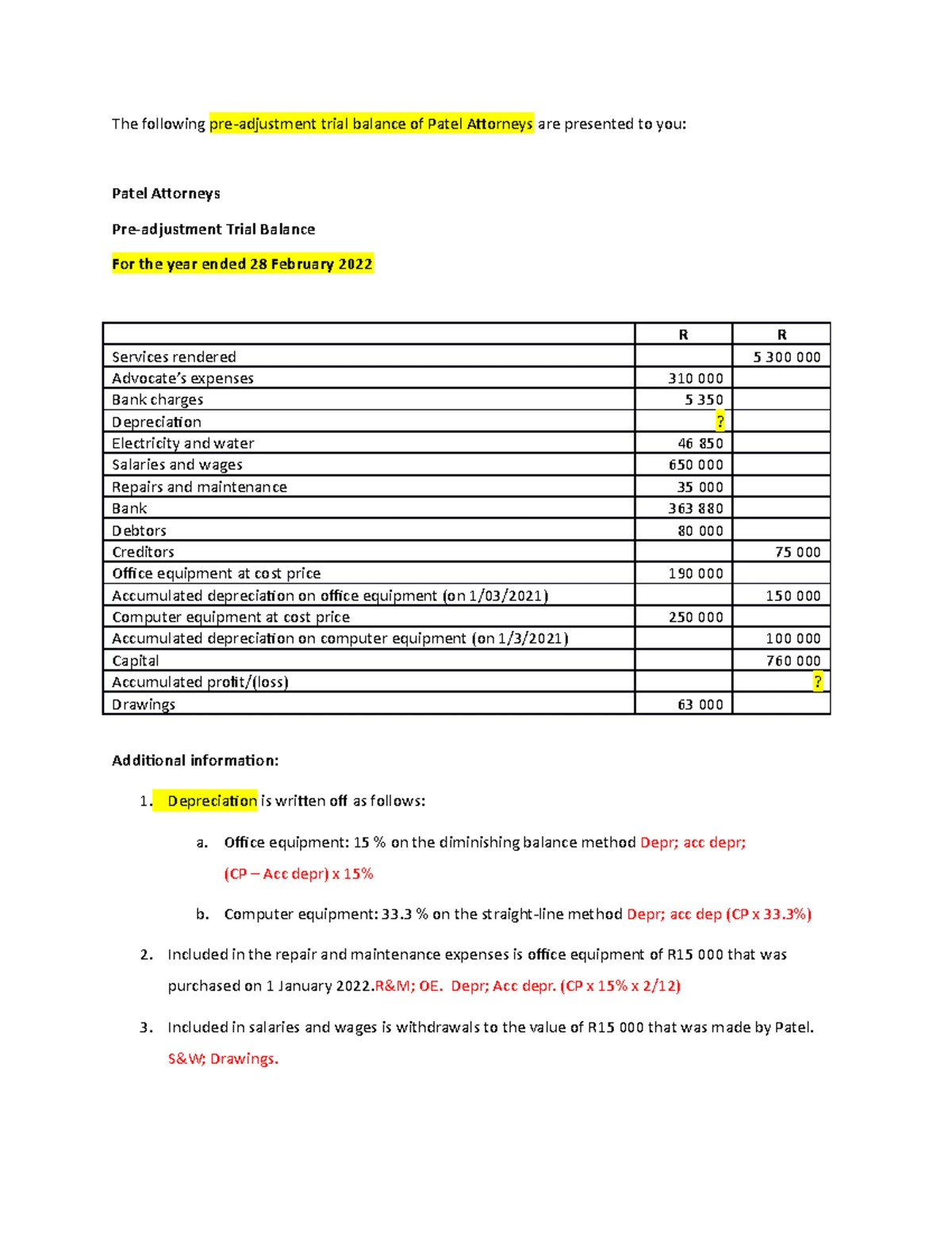 Legal Accounting Example: Bank Reconciliations for Nov 2019 - Studocu