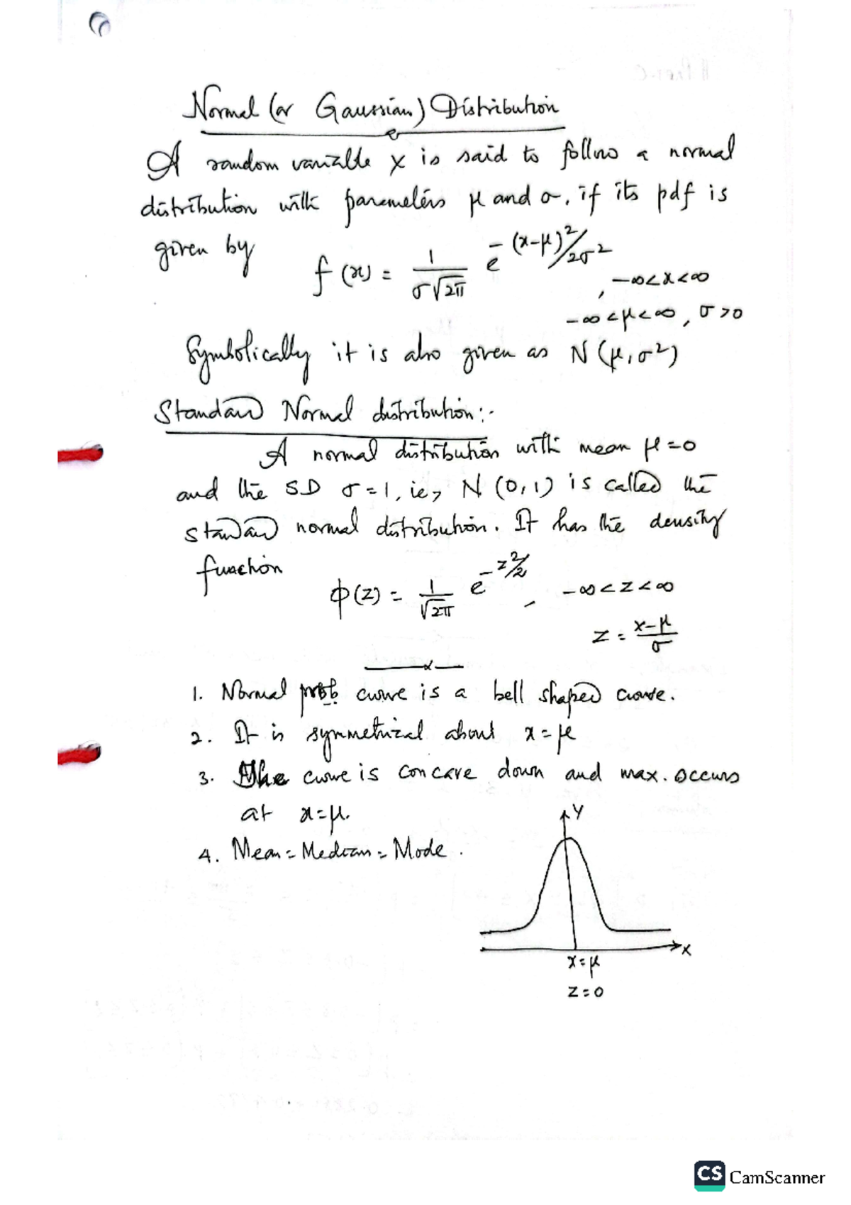 Normal distribution - Hdjsbd - Normal (a Gaussian) Distribution A ...