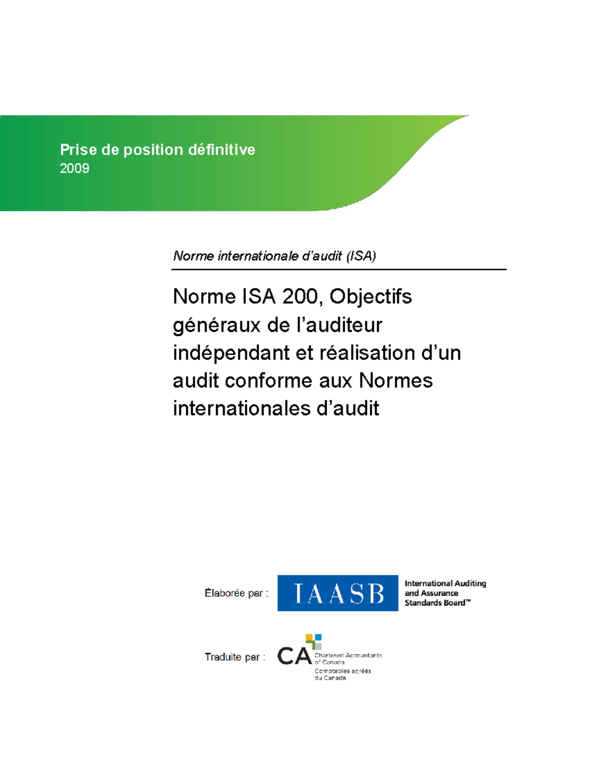 S4-5 H-NH Modèle de risque daudit assertions et ssign Extraits des NCA ...