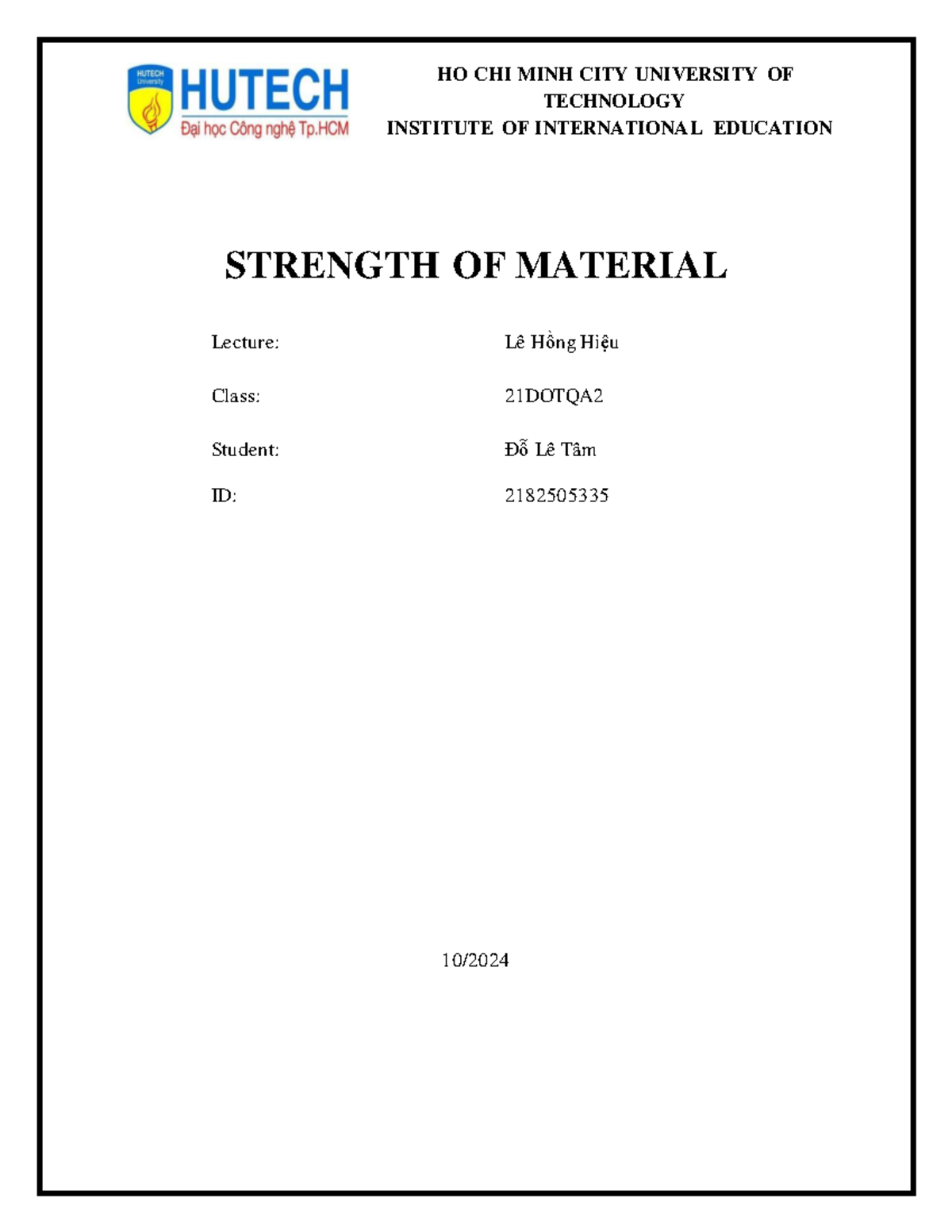Suc ben vat lieu - bvnvcghfchgffghfhf - STRENGTH OF MATERIAL Lecture ...