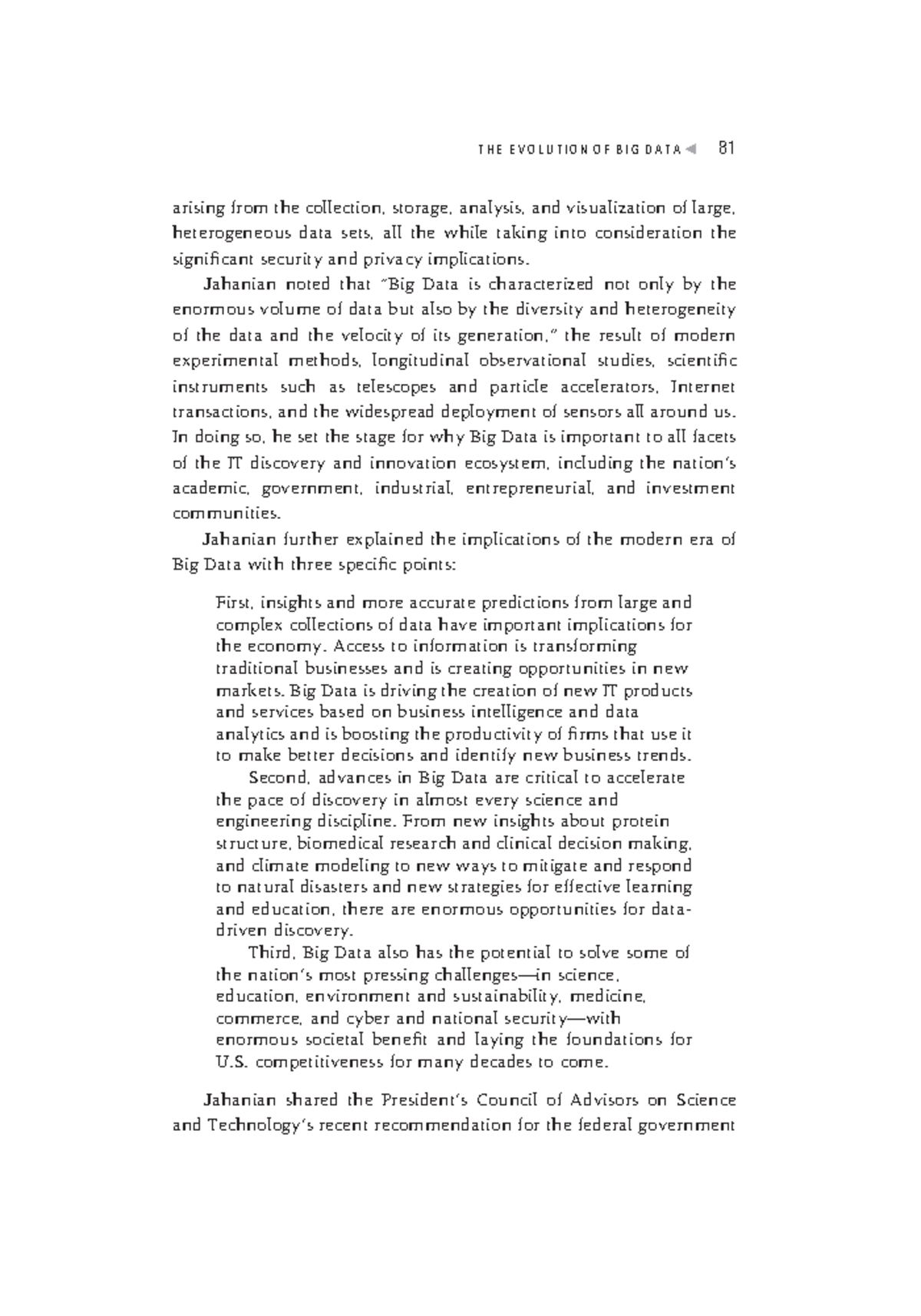 Big data analytics - Lecture notes 3 - arising from the collection ...