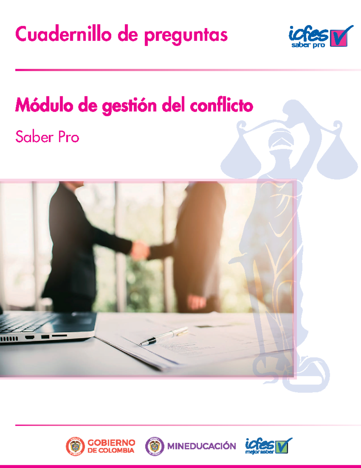 Cuadernillo de Preguntas - Módulo de Gestión del Conflicto Saber Pro 2021 - Document Preview