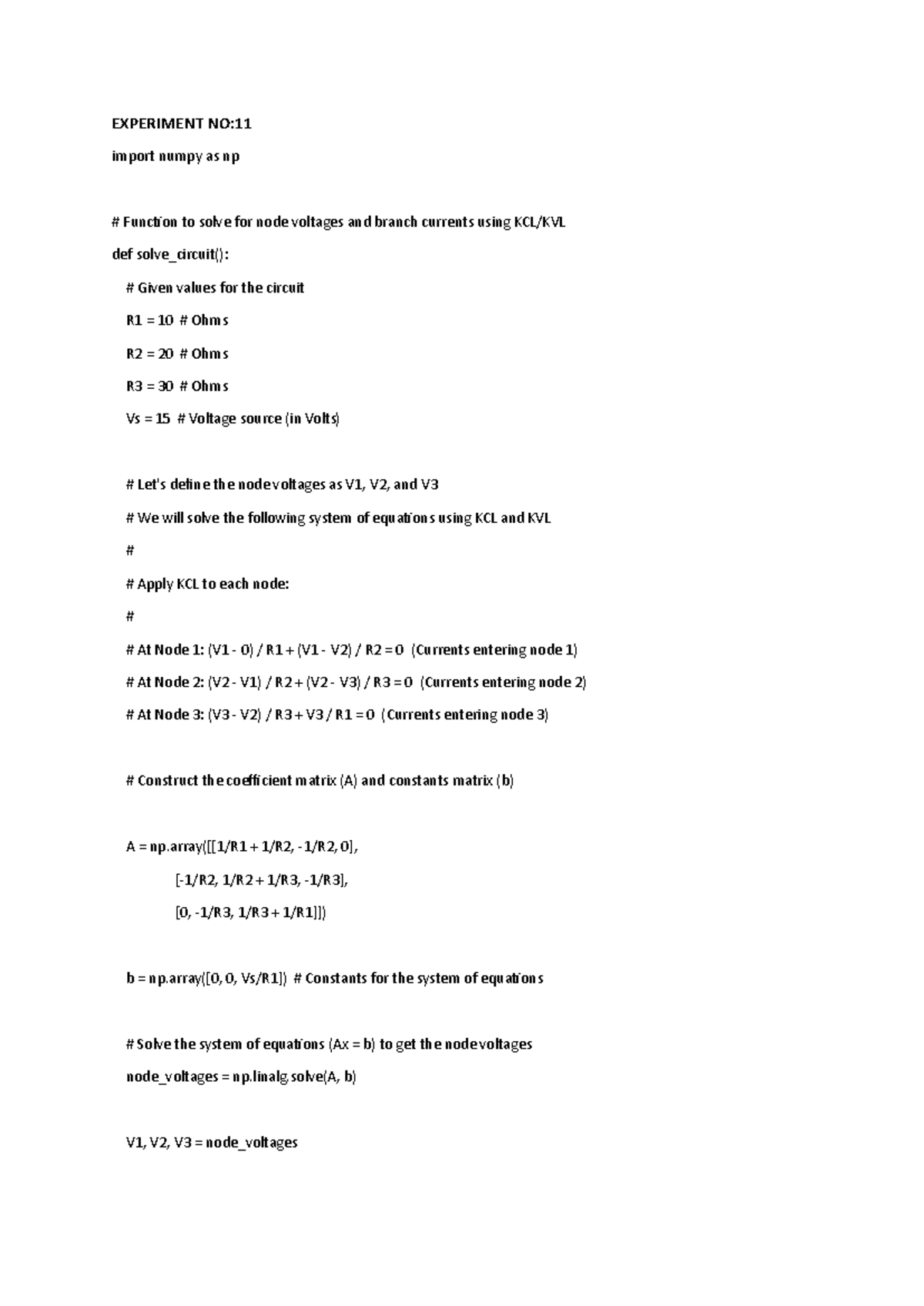 PPS Codes 7TO 14 NEW-6-7: Circuit Analysis & Node Voltage Solutions ...
