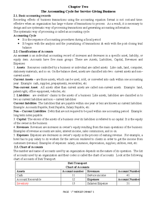Chap 3 FA I - lecture note in accounting - Chapter three Accounting for ...