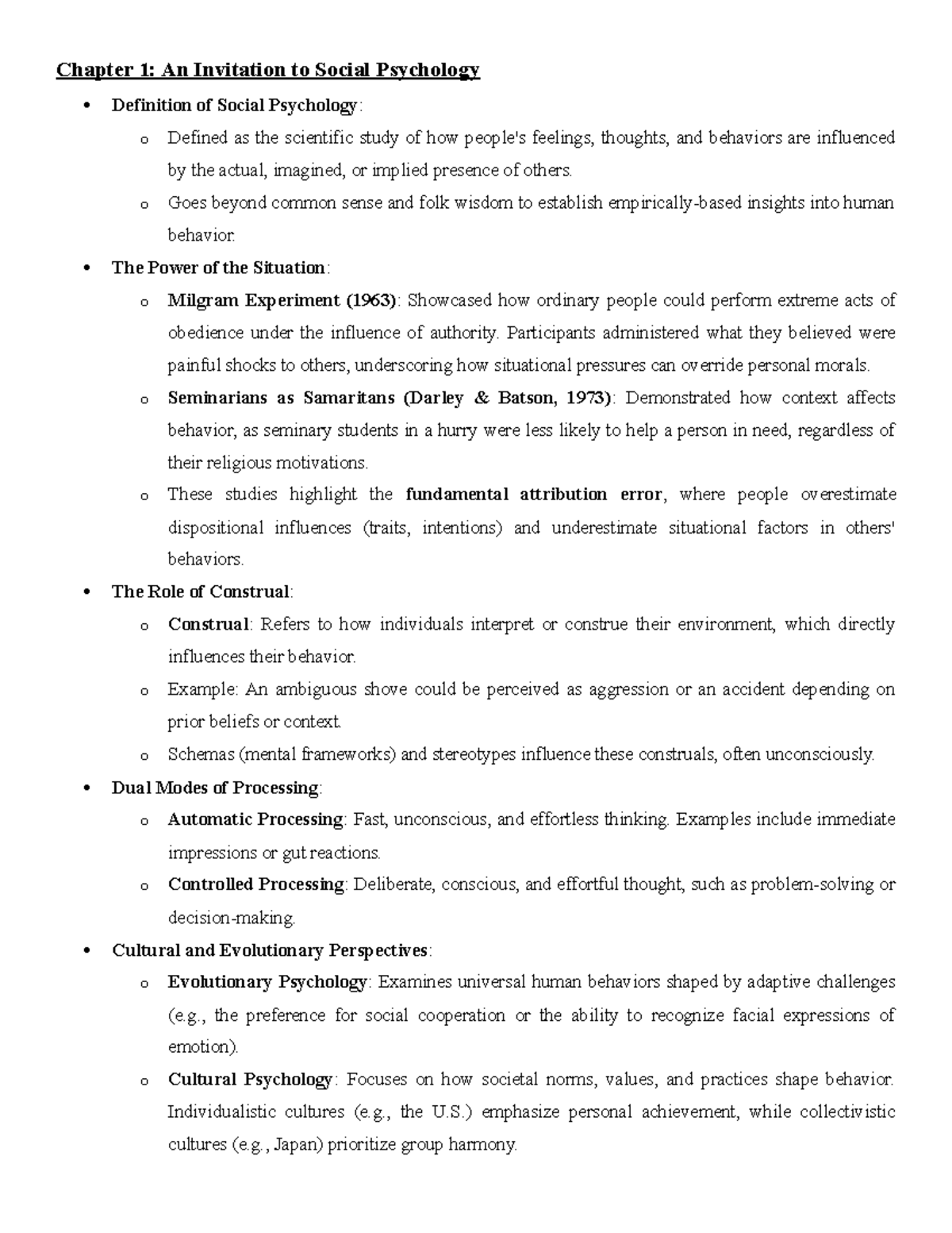 Chatgpt summary of of social book - Chapter 1: An Invitation to Social ...