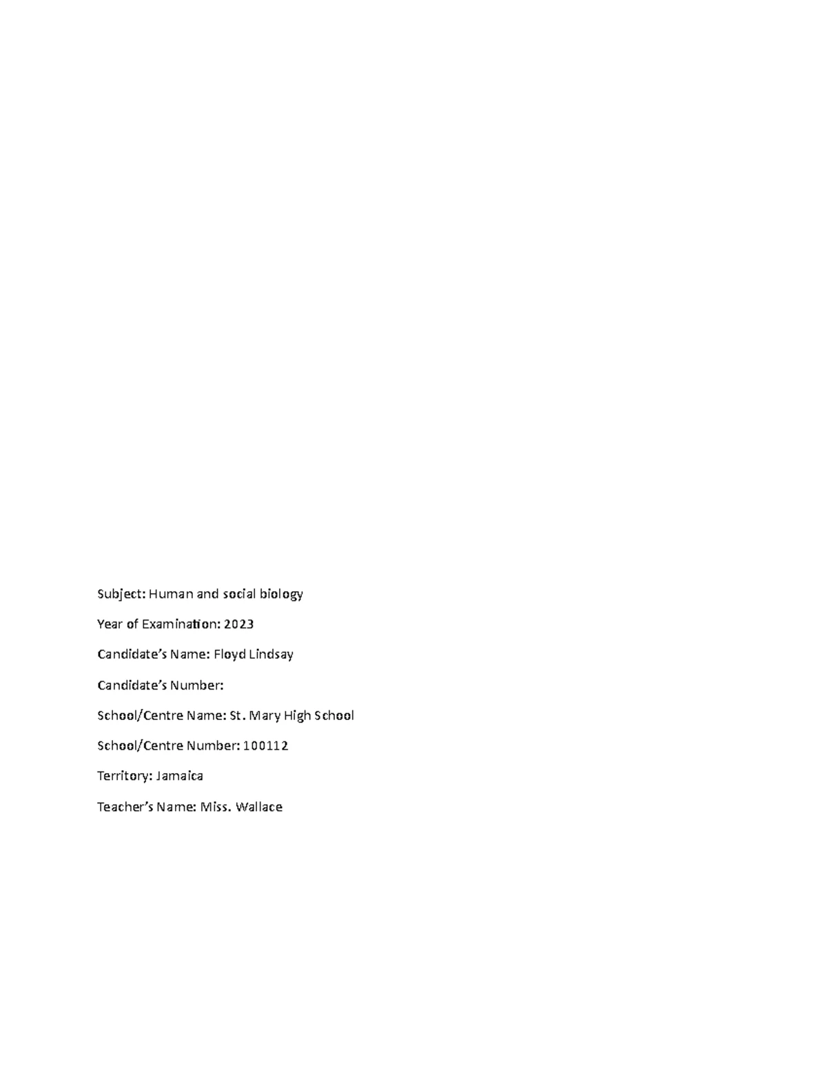 HSB SBA-1: Improper Garbage Disposal Impacts in New Garden 2024 - Studocu