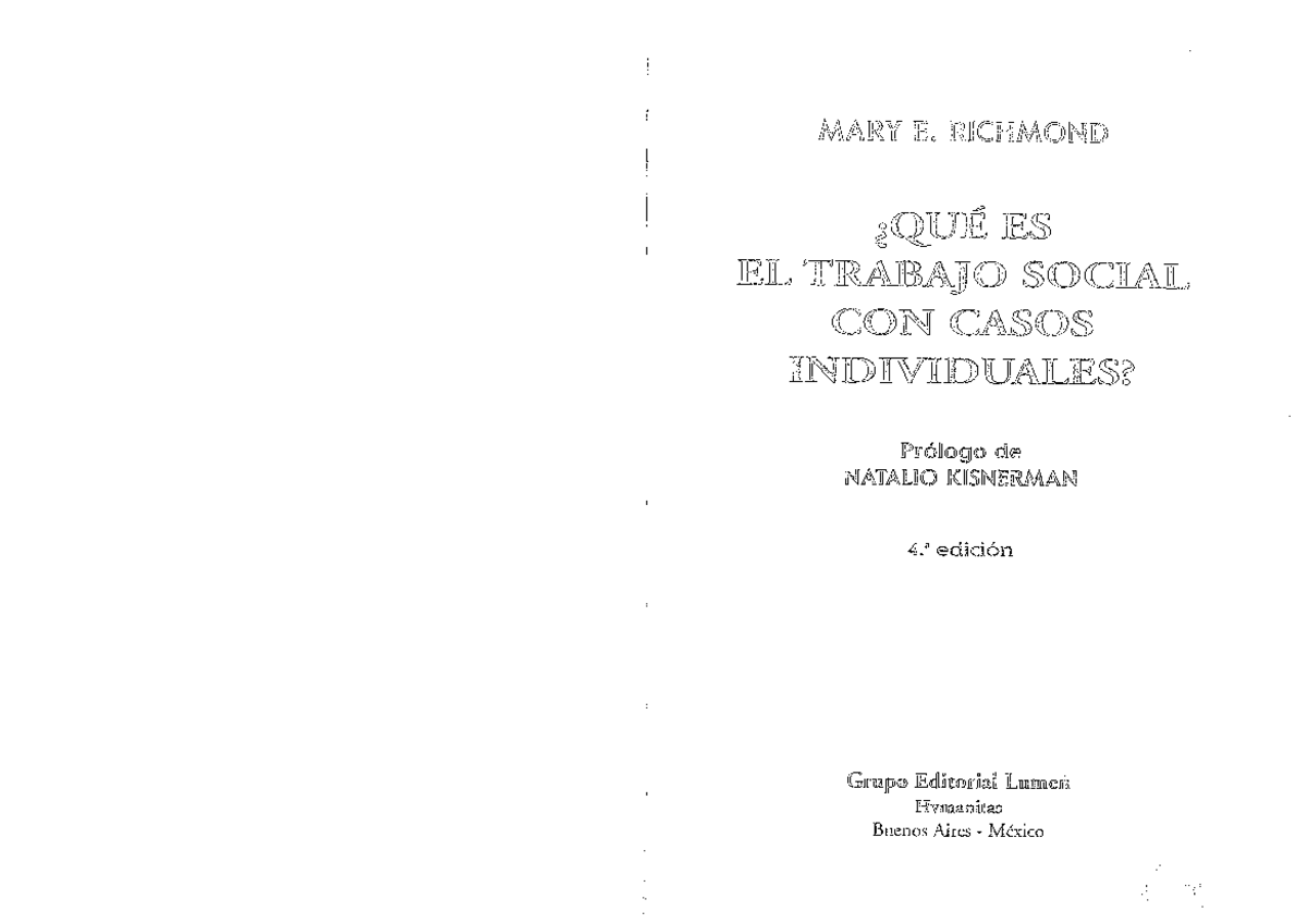 Prólogo de N. Kisnerman sobre 