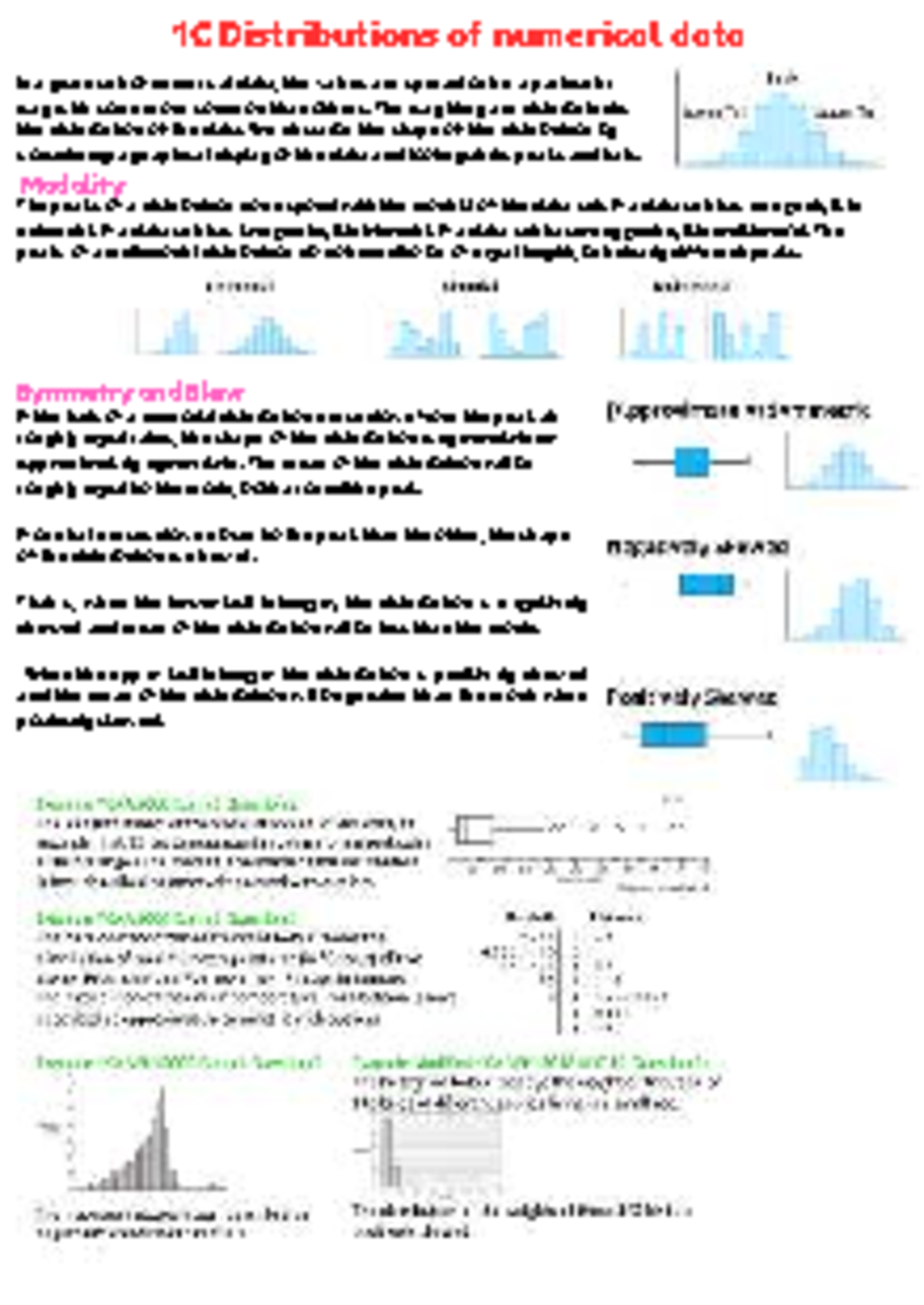 1C Understanding Numerical Data Distributions and Their Characteristics ...