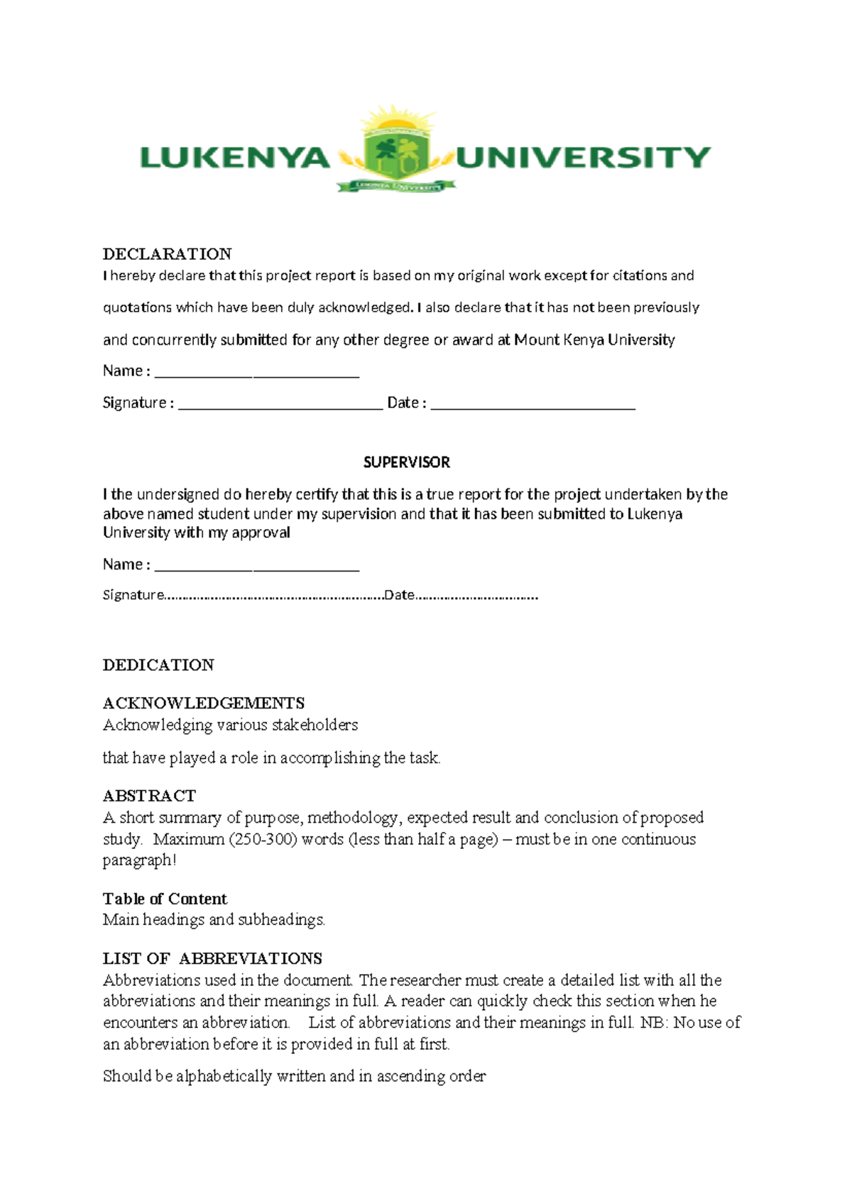 Credit Management System - DECLARATION I hereby declare that this ...