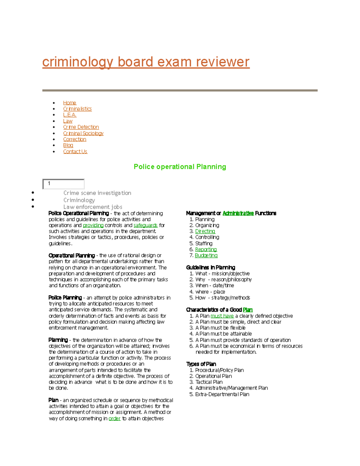 Criminology board exam reviewer 21 - criminology board exam reviewer ...