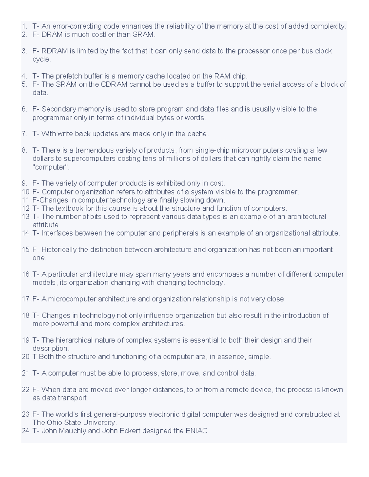 Trắc nghiêm cea - trắc nghiệm - T- An error-correcting code enhances ...