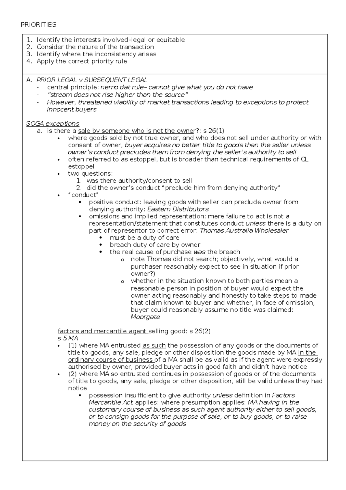 IPCL 2023 Final Exam Notes: Property & Commercial Law Summary - Studocu