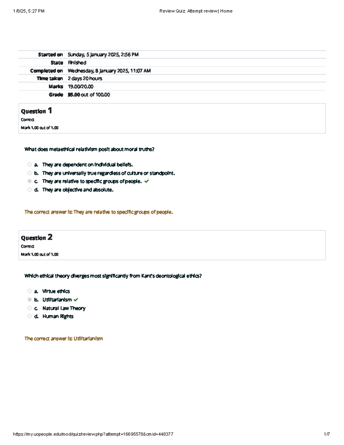 PHIL 1404 Final Exam Review - Global Ethics Questions and Answers - Studocu