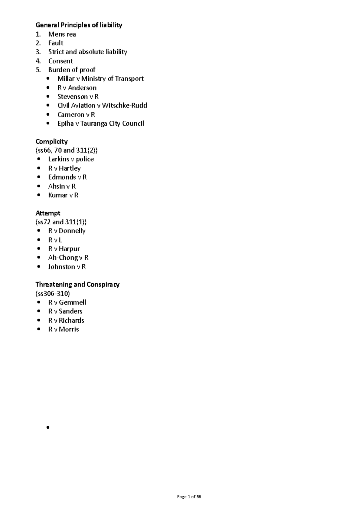 Exam 2019 - General Principles of liability Mens rea Fault Strict and ...