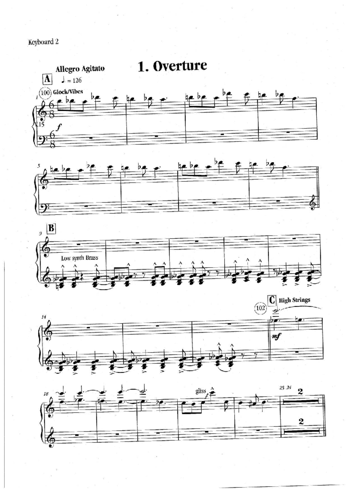 CATS 10 Piece Keyboard II Materials for Orchestra - Studocu
