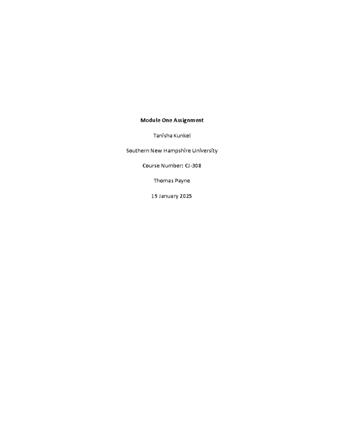 Milestone One: CJ 320 - Corrections in Pennsylvania Overview - Studocu