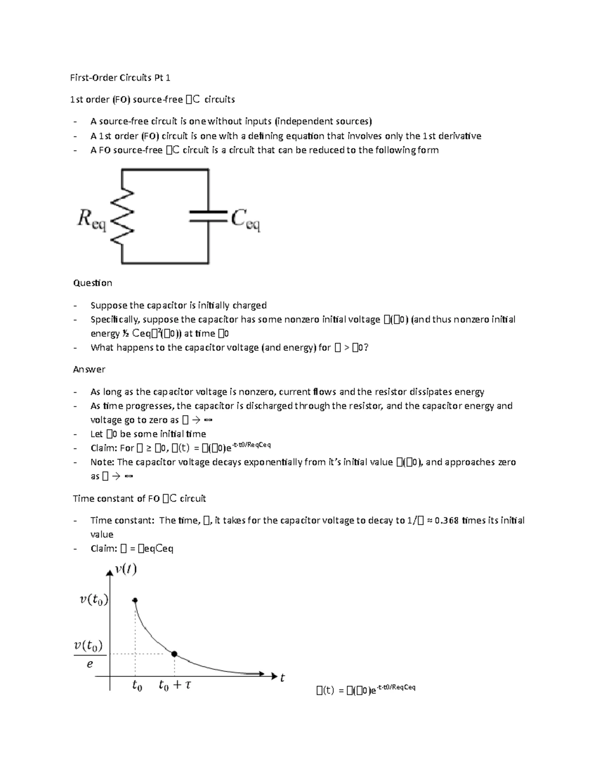 Kirchhoff's Laws and Circuit Connections - Lecture 5 Notes - Kirchoff’s ...