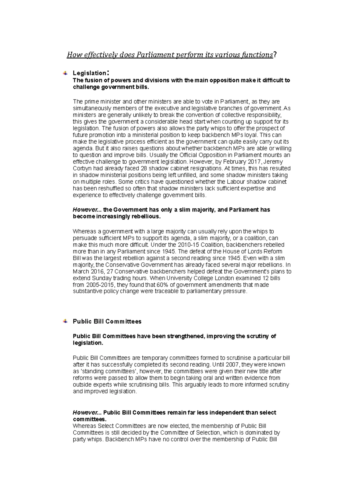 3 - Understanding the Legislative Process: A Comprehensive Worksheet ...