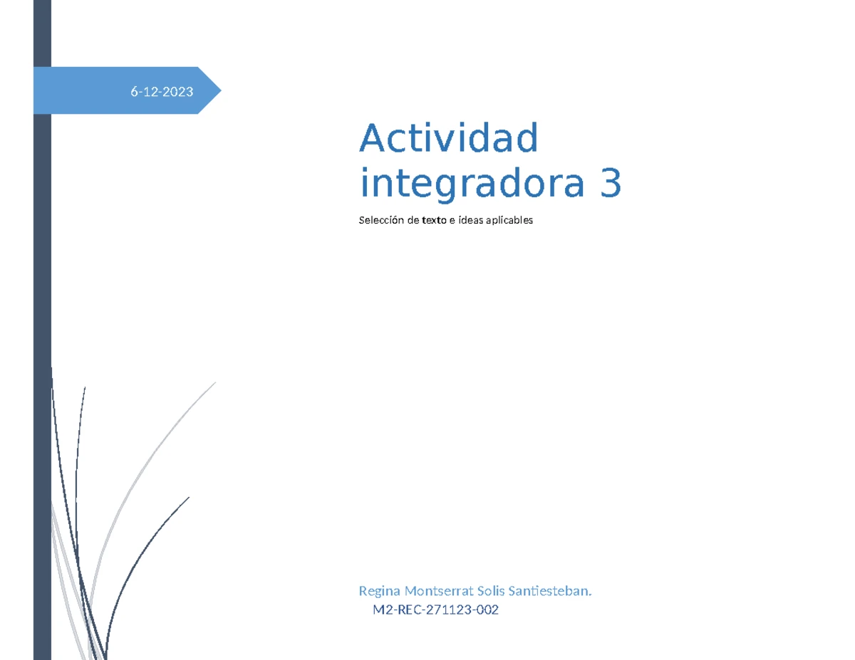 Actividad Integradora 3 Estudio Del Multiverso En Módulo 2 Studocu