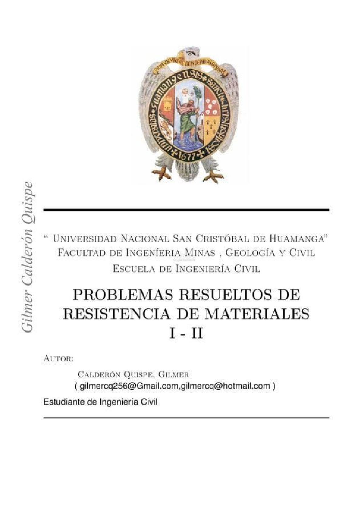 Problemas Resueltos de Resistencia de Materiales I II - RM 3: Método de Tres - Document Preview