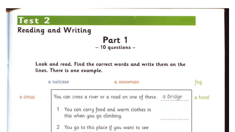 Test 2 Reading and Writing Practice - BJK - Studocu