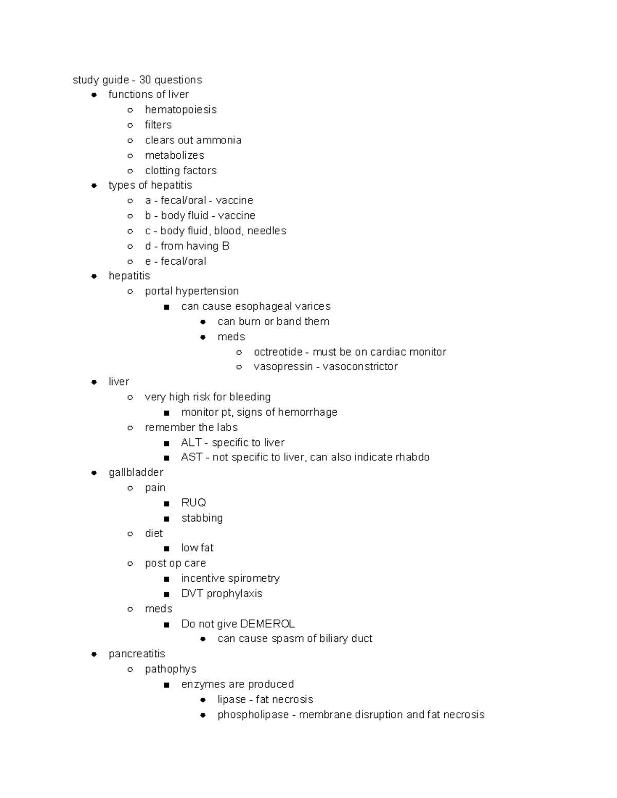 Copy of 11 6 Notes end of life - study guide 30 questions functions of ...