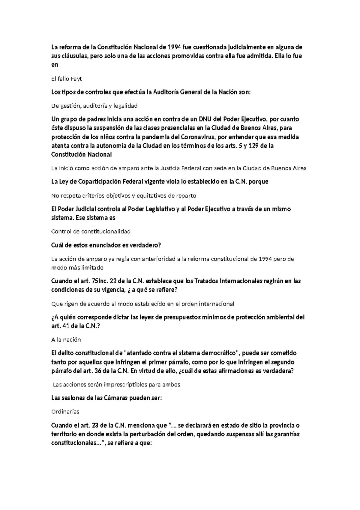 Derecho 101: Análisis de la reforma constitucional de 1994 y sus ...