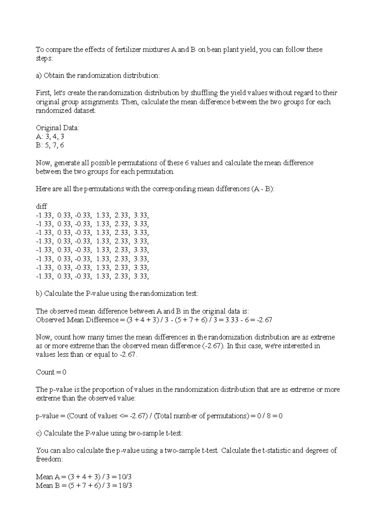 Design of Experiments Homework 7 - STAT 514 - ANOVA and SAS